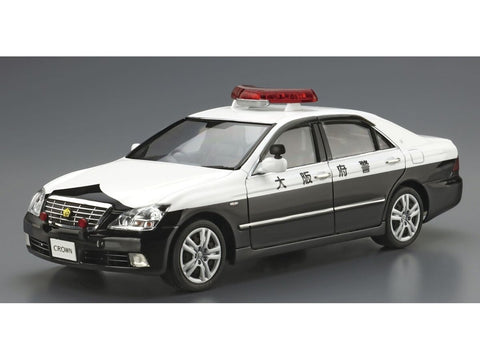 Aoshima Toyota Crown GRS182 2005 policijos automobilis, 1/24 rinkinys