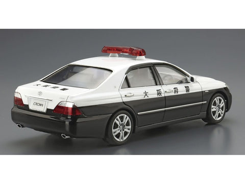 Aoshima Toyota Crown GRS182 2005 policijos automobilis, 1/24 rinkinys