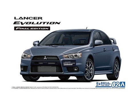 Aoshima Mitsubishi Lancer Evolution Final Edition 2015 1/24 surenkamas modelis