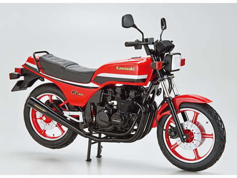 Aoshima Kawasaki Z400GP 1982 1/12 surenkamas plastikinis motociklo modelis