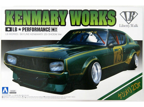 Aoshima Nissan Skyline Kenmary LB Performance surenkamas modelis 1/24