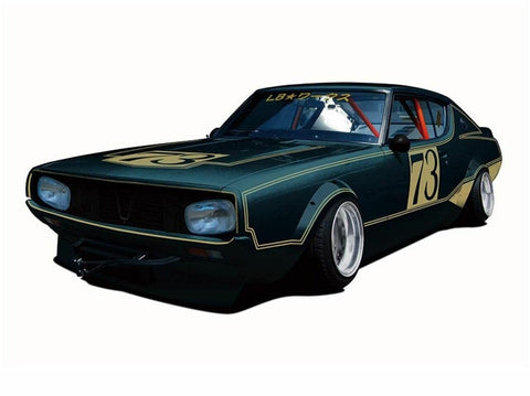 Aoshima Nissan Skyline Kenmary LB Performance surenkamas modelis 1/24