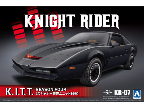 Aoshima Knight Rider K.I.T.T. S4 1/24 surenkamas plastikinis modelis