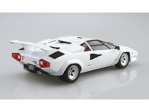 Aoshima Lamborghini Countach 5000 QV 1985/88 1/24 surenkamas modelis