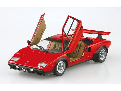 Aoshima Lamborghini Countach Wolf Ver.1 1/24 surenkamas plastikinis modelis