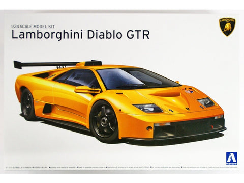 Aoshima Lamborghini Diablo GTR 1/24 surenkamas plastikinis modelis