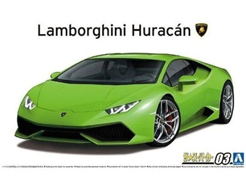 Aoshima Lamborghini Huracan 1/24 plastikinis surenkamas modelis (05846)
