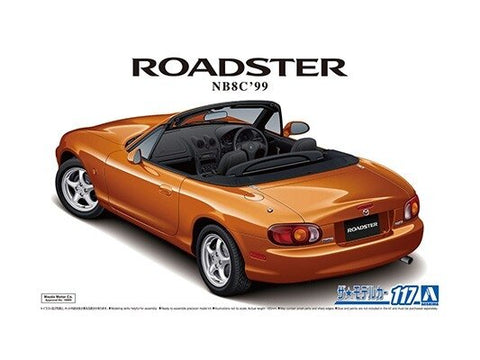 Aoshima Mazda MX-5 NB8C Roadster 1999 1/24 surenkamas modelis