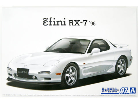Aoshima Mazda Efini RX-7 FD3S '96 1/24 plastikinis surenkamas modelis