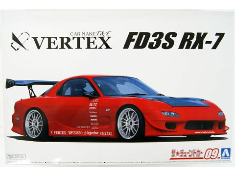 Aoshima Mazda RX-7 FD3S Vertex ’99 1/24 plastikinis surenkamas modelis