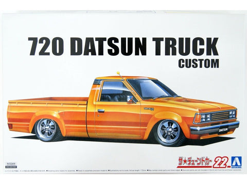 Aoshima Datsun 720 pikapas Custom 1/24 plastikinis modelio rinkinys