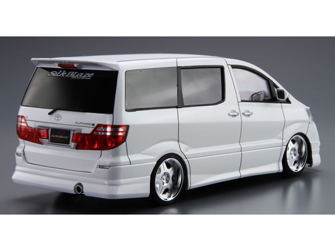 Aoshima Toyota Alphard 2005 Silk Blaze 1/24 surinkimo rinkinys MNH/ANH10 15W