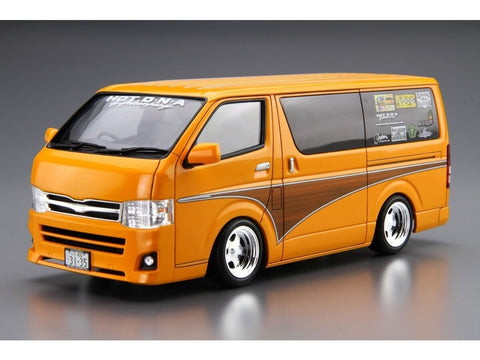 Aoshima Toyota Hiace 2012 TRH200V 1/24 plastikinis surenkamas modelis