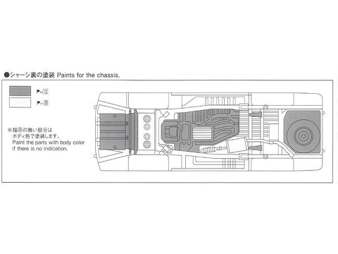 Aoshima Toyota Hiace 2012 TRH200V 1/24 plastikinis surenkamas modelis
