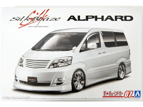 Aoshima Toyota Alphard 2005 Silk Blaze 1/24 surinkimo rinkinys MNH/ANH10 15W