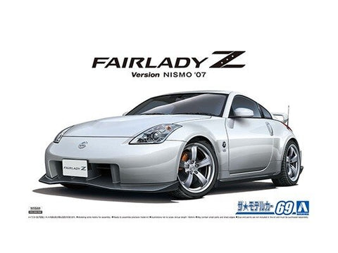Aoshima Nissan Fairlady Z (Z33) Nismo 2007 plastikinis modelis 1/24