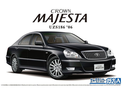 Aoshima Toyota Crown Majesta 2006 1/24 plastikinis surinkimo rinkinys