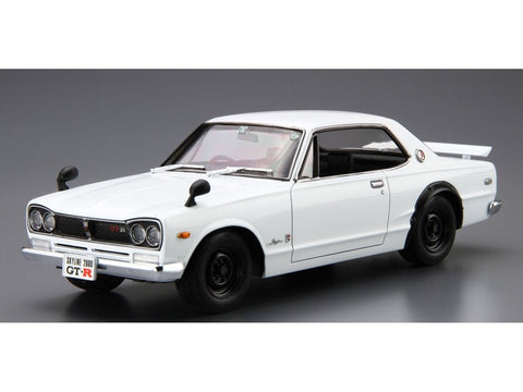 Aoshima Nissan Skyline 2000 GT-R KPGC10 '71 1/24 plastikinis modelis