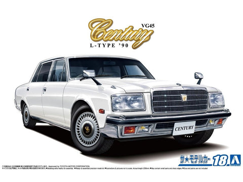 Aoshima Toyota Century VG45 '90 1/24 plastikinis surenkamas modelis