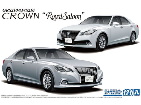 Aoshima Toyota Crown Royal Saloon GRS210/AWS210 1/24 surinkimo modelis