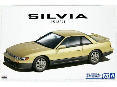 Aoshima Nissan Silvia PS13 K's Dia 1991 plastikinis 1/24 rinkinys
