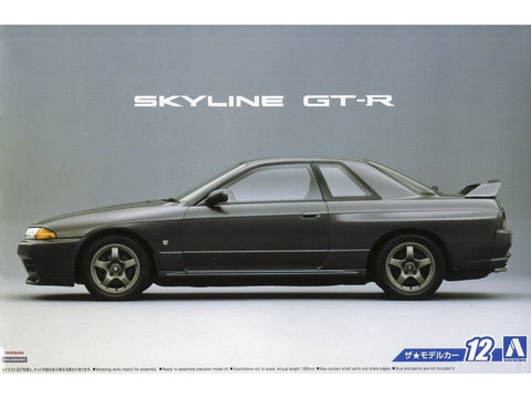Aoshima Nissan Skyline GT‑R R32 ’89 1/24 plastikinis surinkimo rinkinys