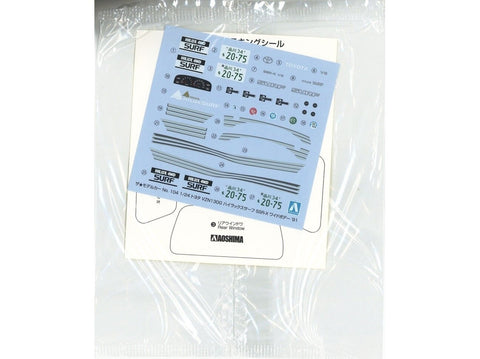 Aoshima Toyota Hilux Surf VZN130G SSR-X Wide Body 1991 1/24 surinkimo rinkinys