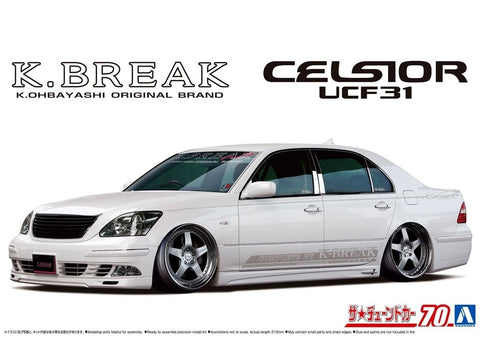 Aoshima Toyota Celsior UCF31 K-BREAK 2003 1/24 surenkamas modelis