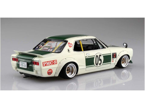 Aoshima Nissan Skyline LB-Works Charasuka 2 durų 1/24 surenkamas modelis 05757