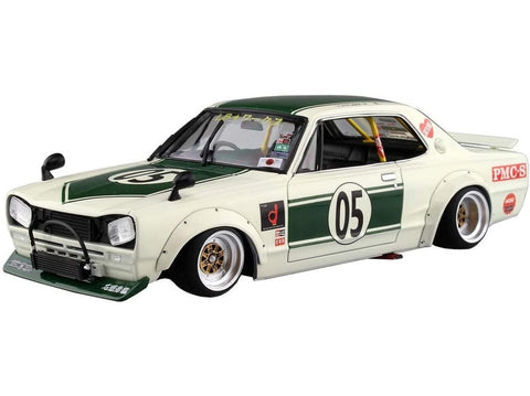 Aoshima Nissan Skyline LB-Works Charasuka 2 durų 1/24 surenkamas modelis 05757