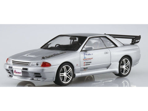 Aoshima Nissan Skyline GT-R R32 HKS Kansai 1/24 surinkimo rinkinys