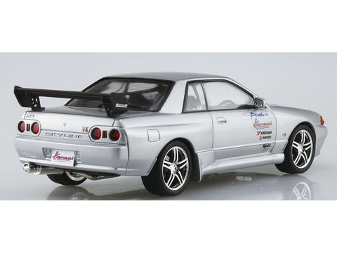 Aoshima Nissan Skyline GT-R R32 HKS Kansai 1/24 surinkimo rinkinys