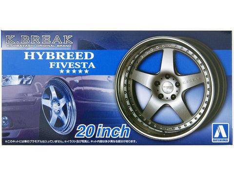 Aoshima K-Break Hybreed Fivesta 20" ratlankių komplektas 1/24 (06113)