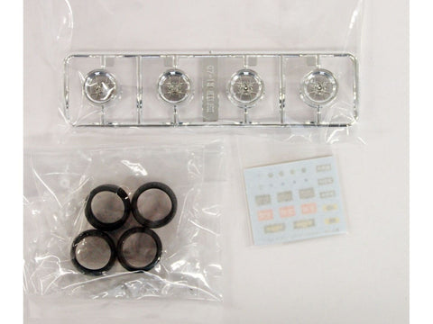 Aoshima Bilbo 14" ratų komplektas 1/24 masteliui (05375)