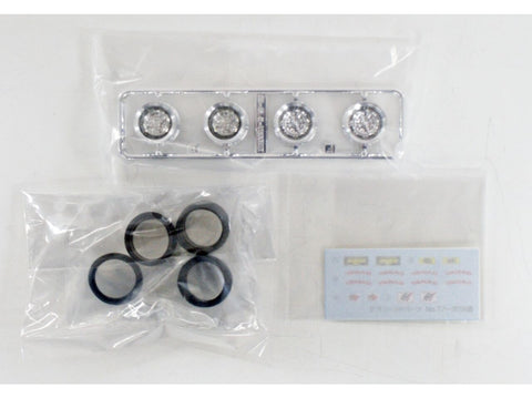 Aoshima Kakou Tecchin Type-2 14" ratų komplektas, 1:24 mastelis (05468)