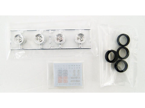 Aoshima Advan A3A Short-Rim 14" ratų komplektas 1/24 (05546)