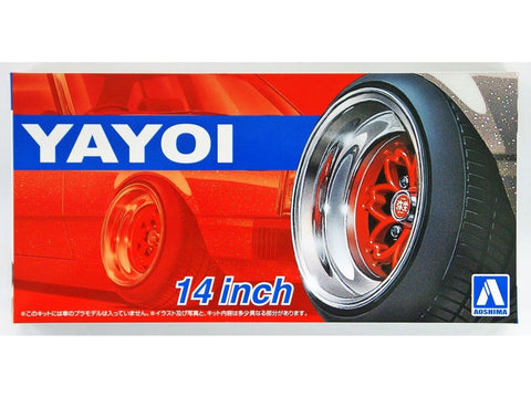 Aoshima Yayoi 14" ratų komplektas 1/24 (05256)