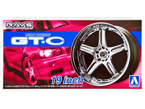 Aoshima Volk Racing GT-C 19" ratų rinkinys 1/24 (05461)