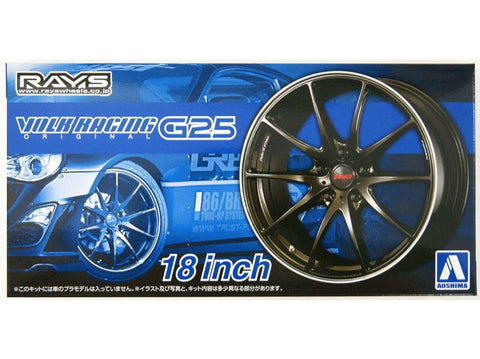 Aoshima Volk Racing G25 18'' ratų rinkinys 1/24 modeliui