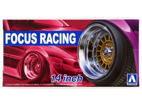 Aoshima Focus Racing 14" ratų komplektas 1/24 (05374)