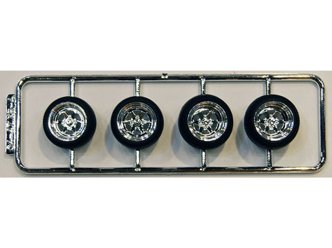 Aoshima Longchamp XR-4 14" ratlankių rinkinys, mastelis 1/24 (05257)