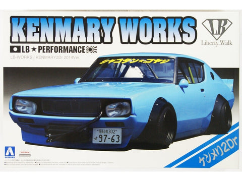 Aoshima Nissan Skyline C110 Kenmeri LB Works 1/24 surenkamas modelis