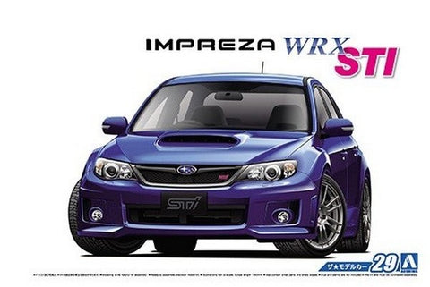 Aoshima Subaru Impreza WRX STI GRB 1/24 plastikinis modelis