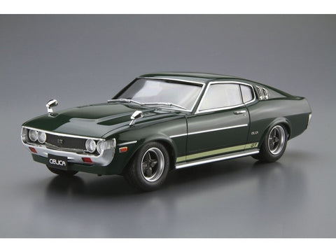 Aoshima Toyota Celica 2000GT RA35 1977 1/24 plastikinis surinkimo rinkinys