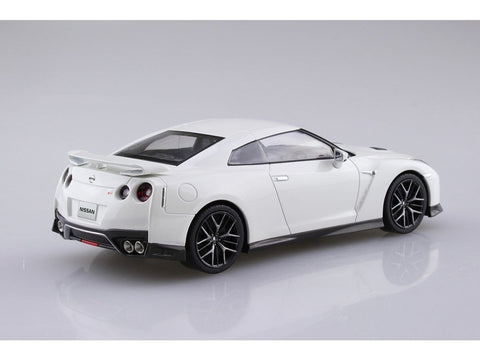 Aoshima Snap Kit Nissan GT-R 1/32, perlamutrinė balta (05639)