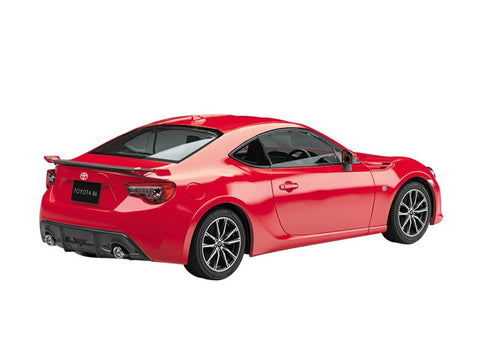 Aoshima Toyota 86 Snap Kit 1/32 – ryškiai raudona, plastikinis modelis