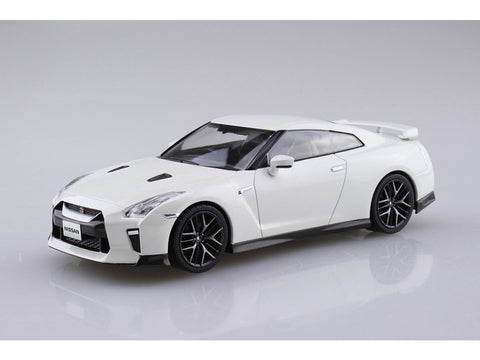 Aoshima Snap Kit Nissan GT-R 1/32, perlamutrinė balta (05639)