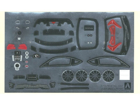 Aoshima Toyota 86 Snap Kit 1/32 – ryškiai raudona, plastikinis modelis
