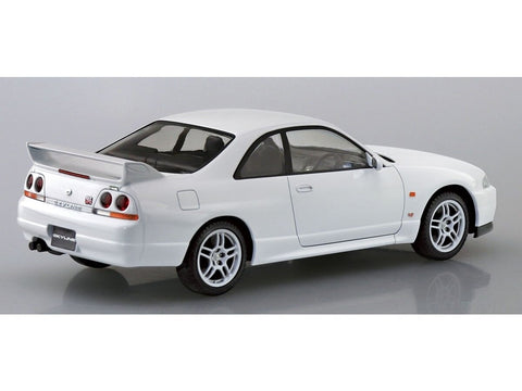 Aoshima Snap Kit Nissan Skyline GT-R R33, 1/32, balta (06456)