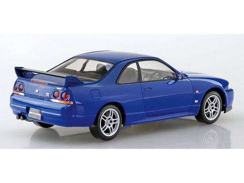 Aoshima Nissan Skyline GT‑R R33 1/32 Snap rinkinys, Championship Blue